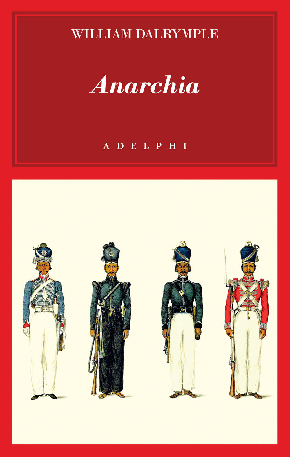 Red cover of Anarchia book